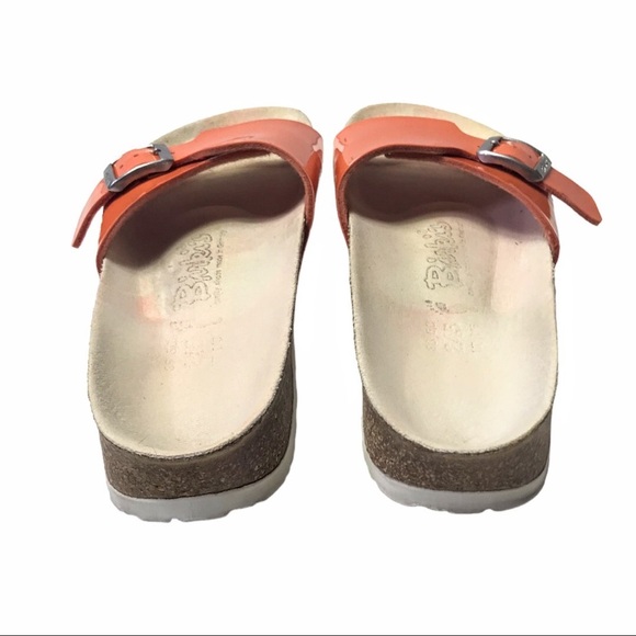 Birki's by Birkenstock Catalina Tangerine Glitter Sandals Size EU 38  US 7-7.5 - Picture 13 of 16